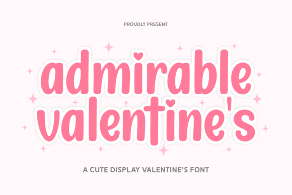 Admirable Valentine's Font for Modern Design