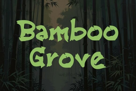 Bamboo Grove: Evaluating an Organic Display Typeface for Sustainable Branding