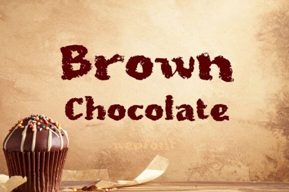 Brown Chocolate Font: Warmth and Luxury in Design