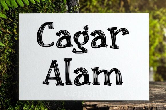Cagar Alam: Strategic Typography for Authentic Wilderness Branding