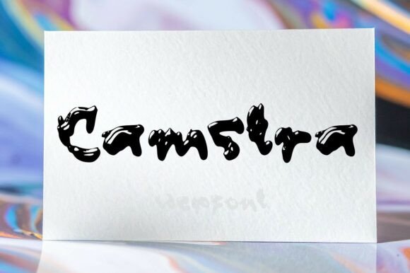 Camstra: Redefining Digital Typography with Liquid Chrome Aesthetics