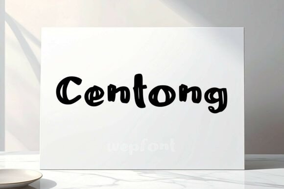 Centong: Embracing Soft Geometry in Modern Visual Communication