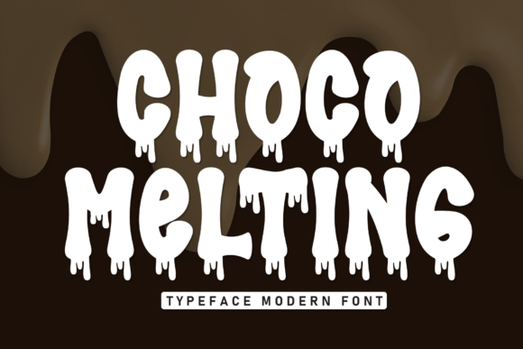 Choco Melting: Integrating Sensory Typography into Sweet Branding and Creative Design
