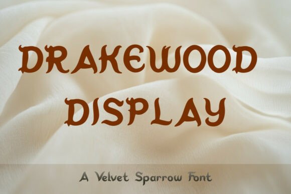 Drakewood Display: Adding Organic Warmth to Creative Typography