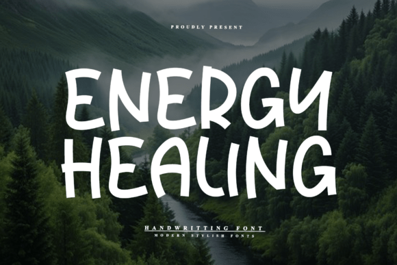 Energy Healing: Designing with Organic Typography