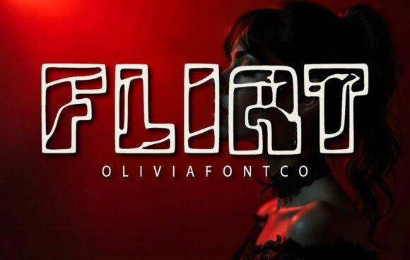 Flirt: Mastering Bold, Textured Display Typography in Modern Design