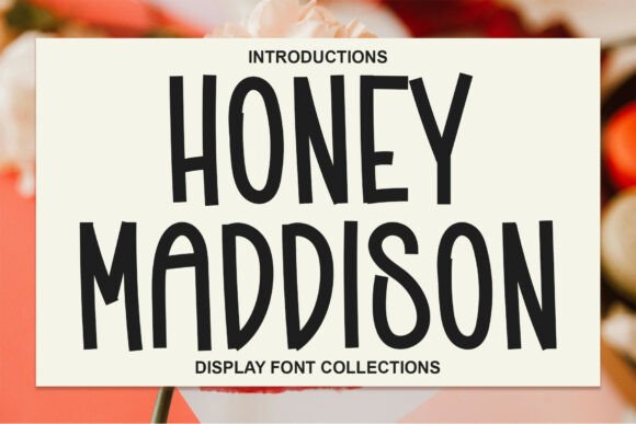 Honey Maddison: A Bold Modern Display Font