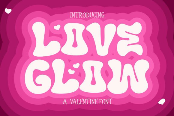 Love Glow: Retro Display Font for Warm Branding