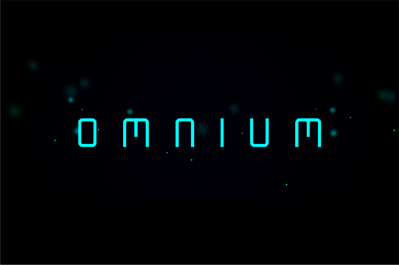 Omnium: Elevating Digital Design with Futuristic Typography