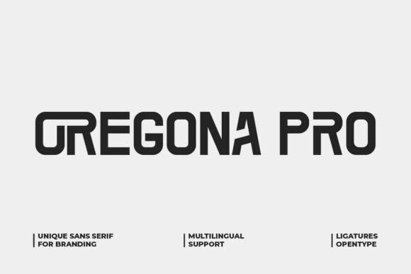 Oregona Pro: Modern Geometric Typography for Brands