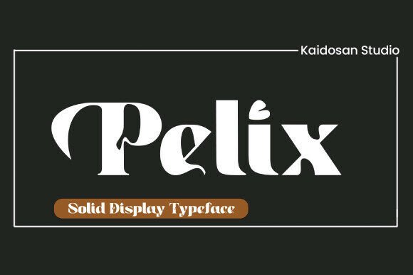 Pelix: Elevating Brand Identity with Soft-Serve Typography