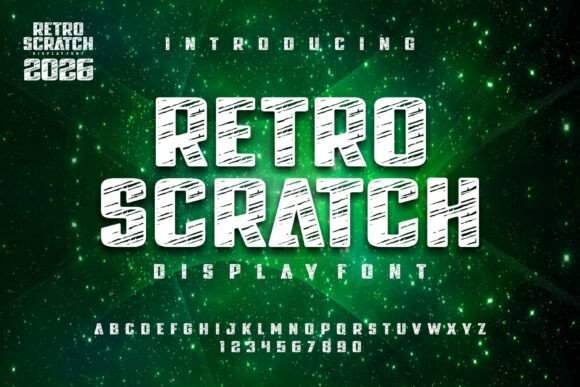 Understanding Retro Scratch: The Typography of Raw Energy and Industrial Grit