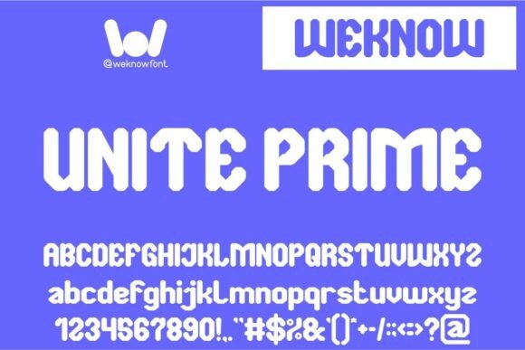 Unite Prime: Merging Tech and Sci-Fi Typography