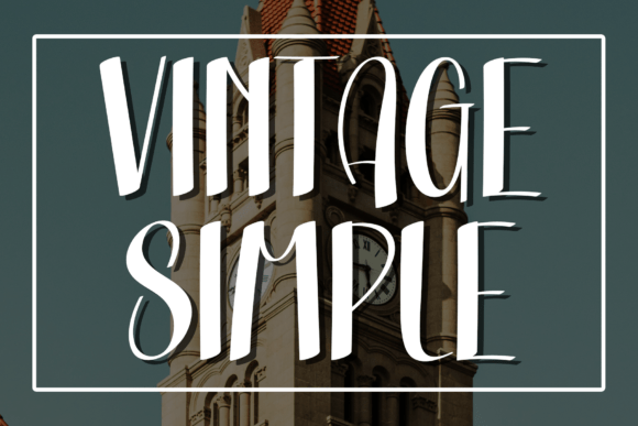 Vintage Simple: Elevating Design with Bold, Classic Authority